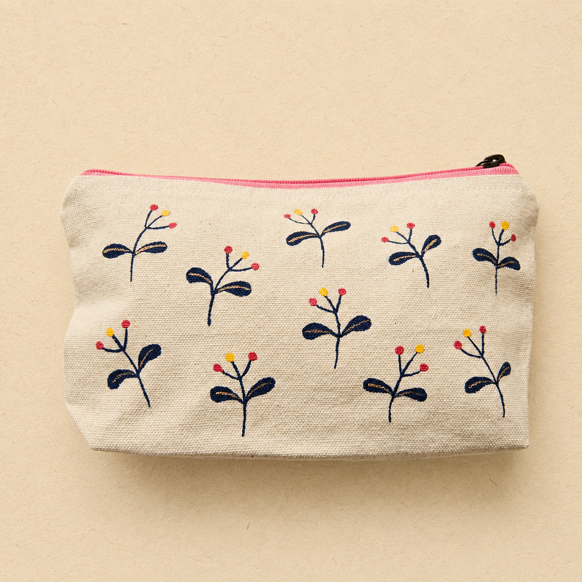 Berry Grove Hand Painted Pouch