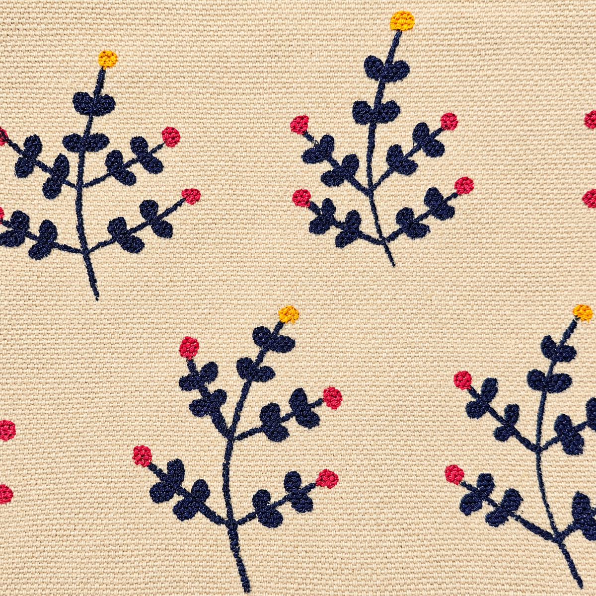 Wild Berry Whispers Hand Painted Pouch